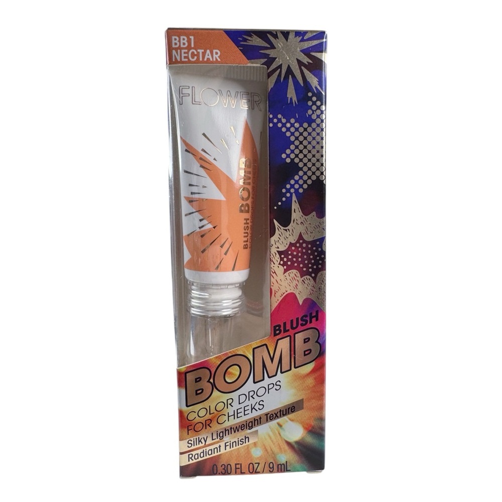 Flower Beauty Blush Bomb Color Drops For Cheeks in Nectar